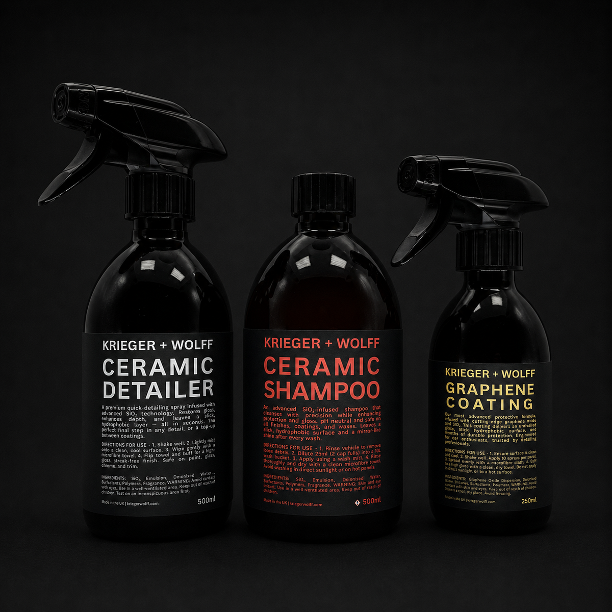 Graphene + Ceramic Shampoo +  Detailer