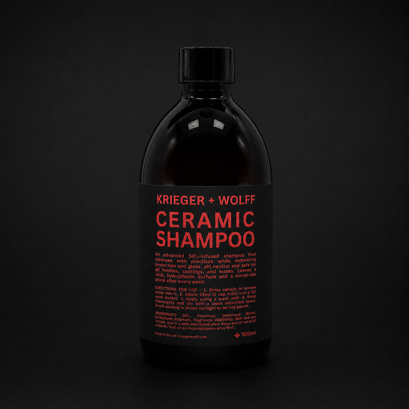 Ceramic Shampoo - safe contact washing over the coated surface