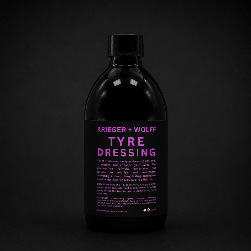 Tyre Dressing - penetrating polymer formula with no fling